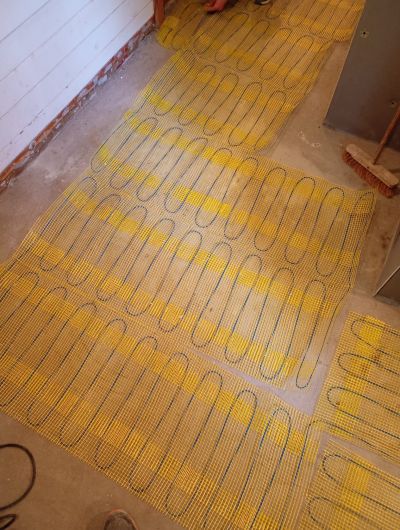 Elektrische vloerverwarming